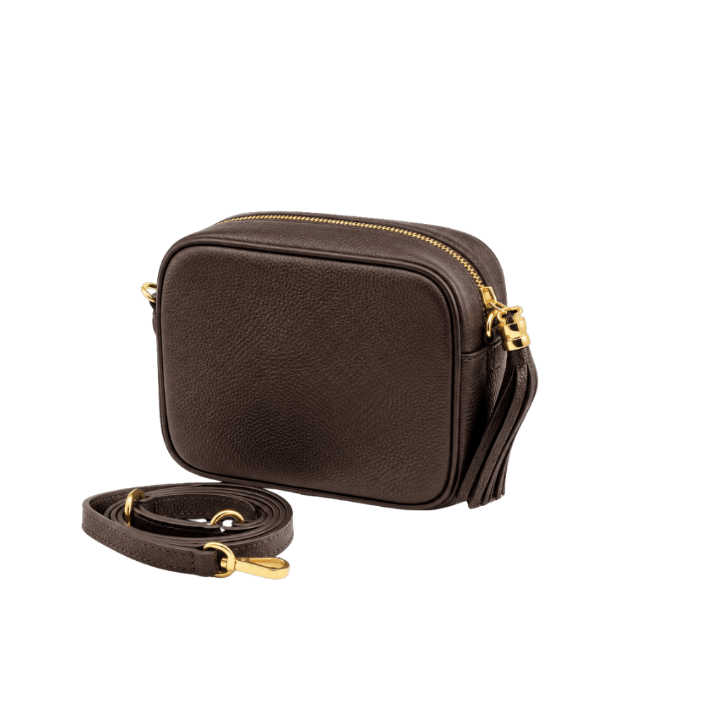 Bolso de piel, marron, perfecto para el día a día.