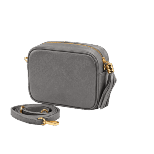 Bolso de piel, taupe, perfecto para el día a día.