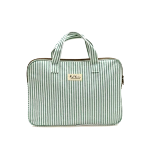 Funda Portátil Rayas Verdes